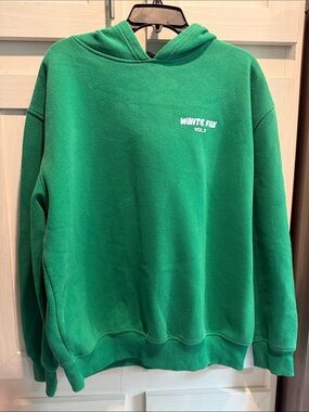 White Fox Boutique Green Crewneck Hoodie - Vol.3 Logo
